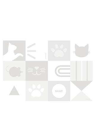 Meow White - Personalized Cat Mat