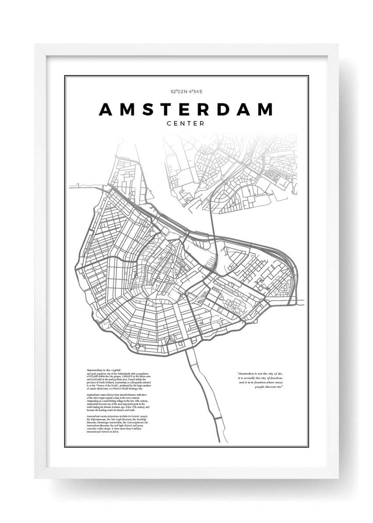 Carte d'Amsterdam