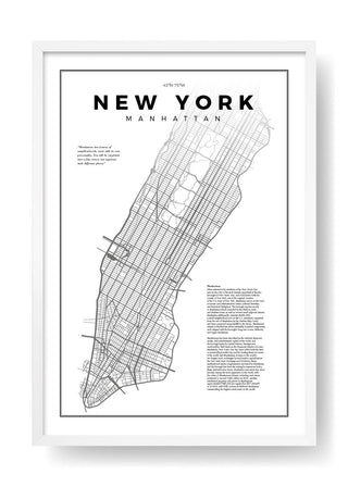 Carte de New York
