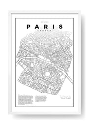 Carte de Paris