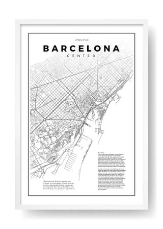 Carte de Barcelone