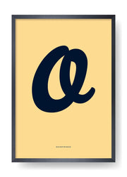 O. Design de lettres en couleur