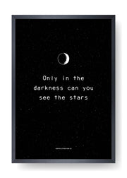 On ne voit les étoiles que dans l'obscurité