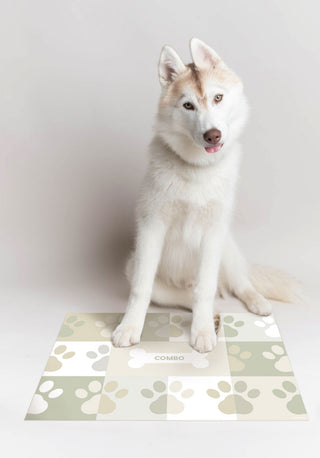 Paws Green - Tappetino personalizzato per cani 