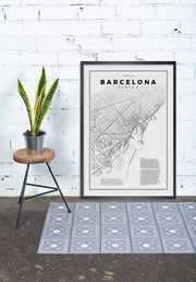 Mappa di Barcellona