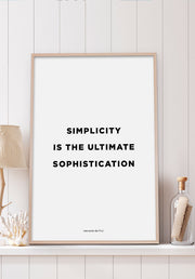 La semplicità è la massima sofisticazione