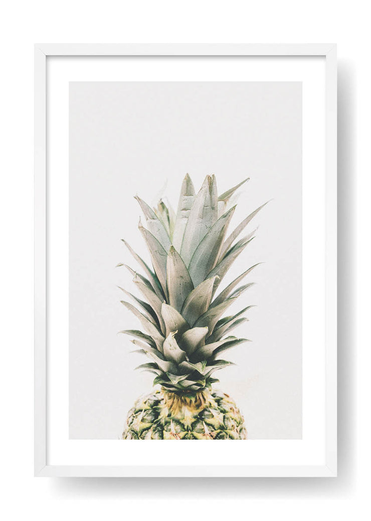 Poster con ananas tropicale