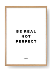 Siate reali, non perfetti