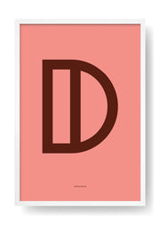 D. Design delle lettere a colori