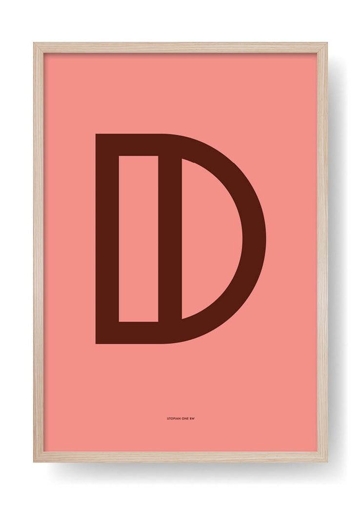 D. Design delle lettere a colori