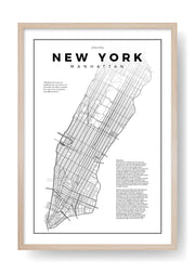 Mappa di New York