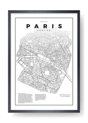 Mappa di Parigi