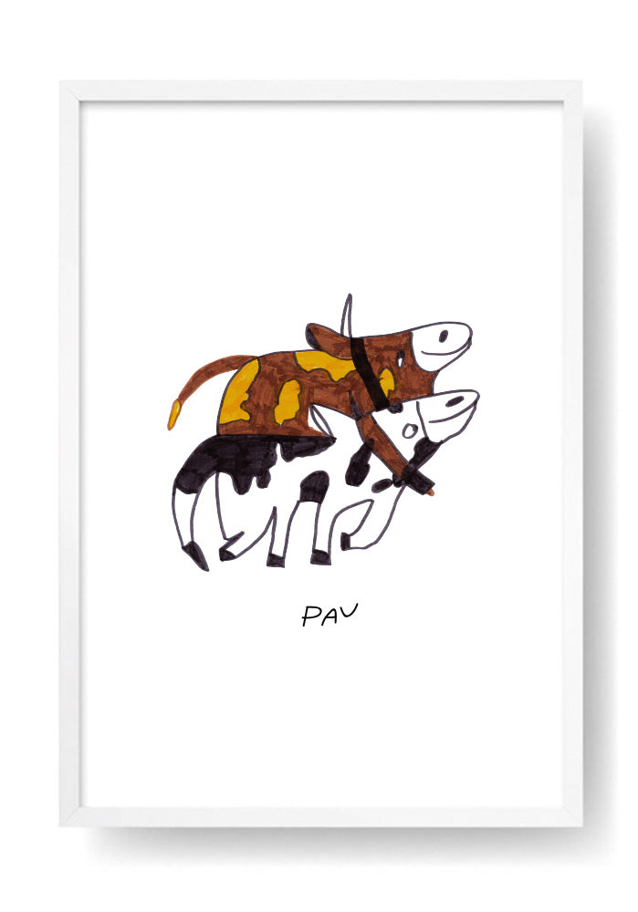 Poster in edizione speciale limitata PAU Vacas