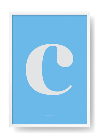 C. Design delle lettere a colori