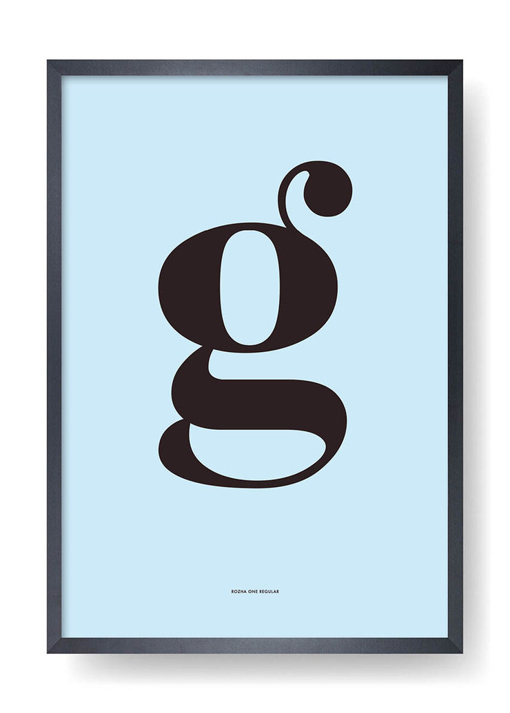 G. Design delle lettere a colori