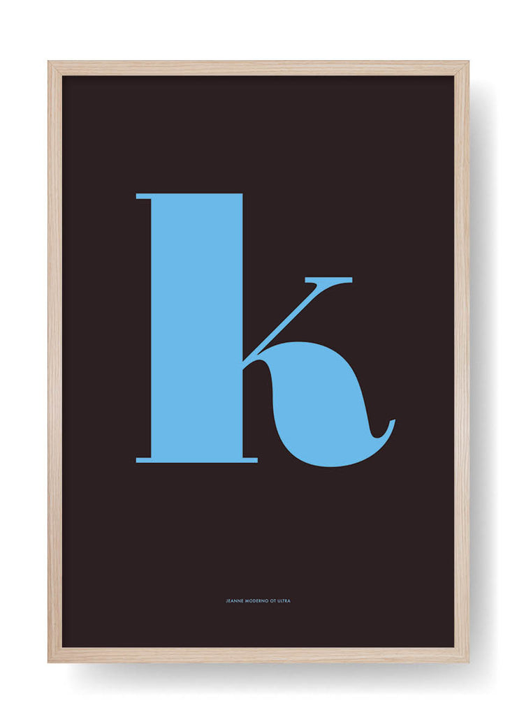 K. Design delle lettere a colori