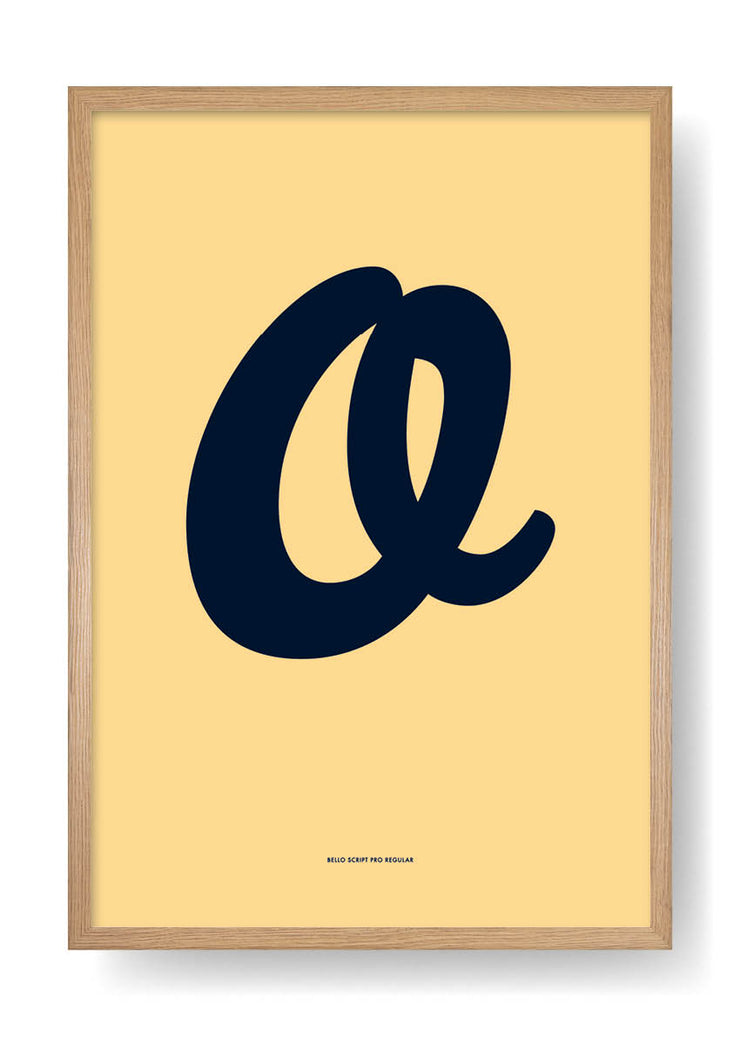 O. Design delle lettere a colori