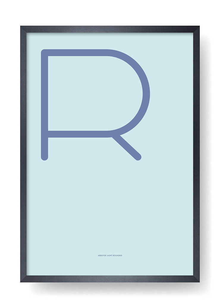 R. Design delle lettere a colori