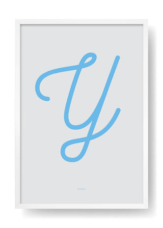 Y. Design delle lettere a colori
