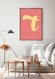 T. Design delle lettere a colori