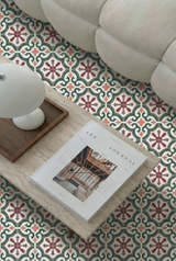 Grüner Teppich mit Knoblauch