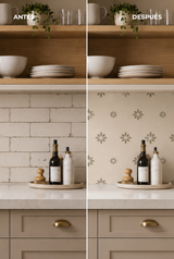 Minimal Flora Frontal Vinilo Cocina