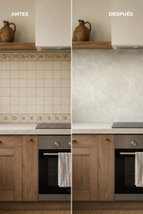 Silk Sand Frontal Vinilo Cocina
