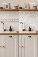 Toscana White Frontal Vinilo Cocina