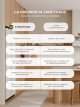 Piastrelle verticali (bianco) - 10 piastrelle adesive 3D