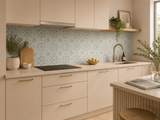 Blue Heritage Frontal Vinilo Cocina