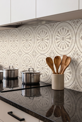 Beige Heritage Frontal Vinilo Cocina