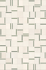 Green Tiles Alfombra