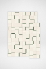 Green Tiles Alfombra