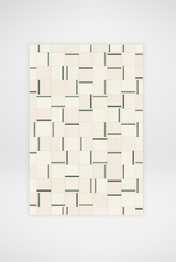 Green Tiles Alfombra