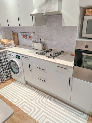 Marble Tiles - no-work kitchen front adhesive vinyl