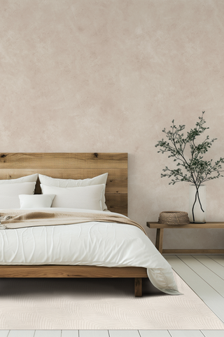 Lime Wash Beige Papel Pared