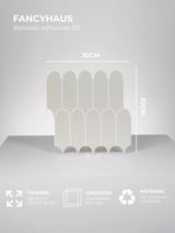 Mermaid Tiles (Beige) - 10 3D Adhesive Tiles