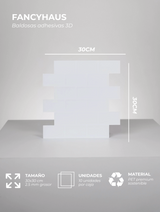 Subway Tiles (White) - 10 3D Adhesive Tiles