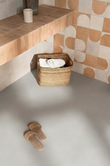 Pavimento in vinile grigio nebbia