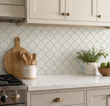 Vintage Bloom Frontal Vinilo Cocina