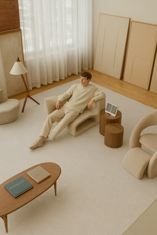 Linen White Alfombra