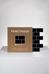 Subway Tiles (Black) - 10 3D Adhesive Tiles