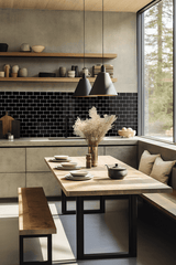 Subway Tiles (Black) - 10 3D Adhesive Tiles