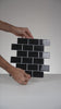 Subway Tiles (Black) - 10 3D Adhesive Tiles