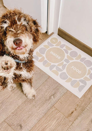 Moon Mustard - Personalized Dog Mat 