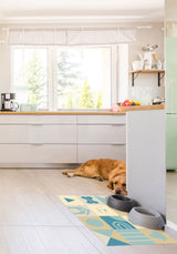 Guau Blue - Alfombrilla para perros personalizada
