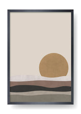 Minimal Rose Sunset Art