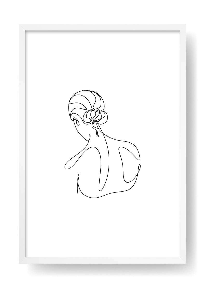 Nina Abstract Face Art Poster