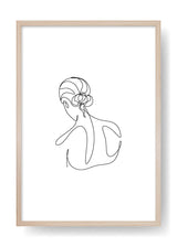 Nina Abstract Face Art Poster