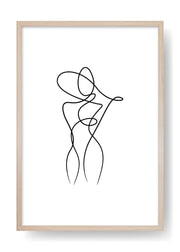 Body Abstract Line Art